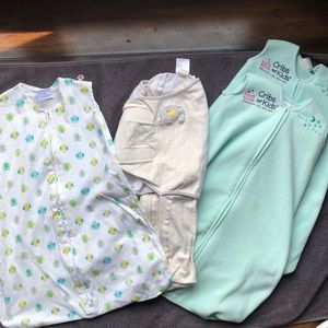 4 Halo Sleep Sacks Lot